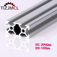 Części do drukarek 3D CNC 2040 profil aluminiowy 2040 wytłaczanie 2040cnc część europejski Standard anodyzowany profil aluminiowy szyny liniowej tanie tanio NONE Metalworking CN (pochodzenie) Wsporniki kątowe
