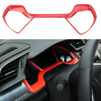 

Decorative Frame Trim for Honda Civic GEN 2016 2017 10th Civic Typer Modified Interior Instrument Panel Decorative Frame