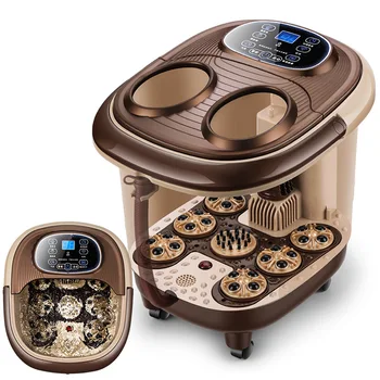 

Automatic Massage Foot Bath Foot Washing Basin Footbath Electric Heated Foot Bath Basin Deep Barrel Feet