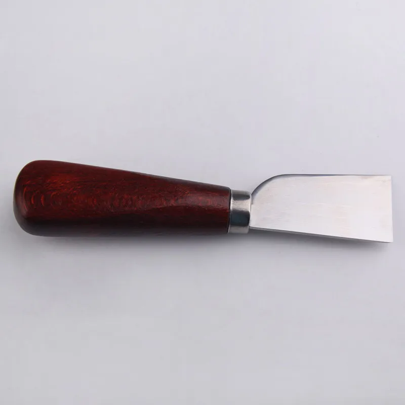 

Professional Leather Cutting Knife With Wooden Handle Protable Convenient Craft Tool Functional Perfect