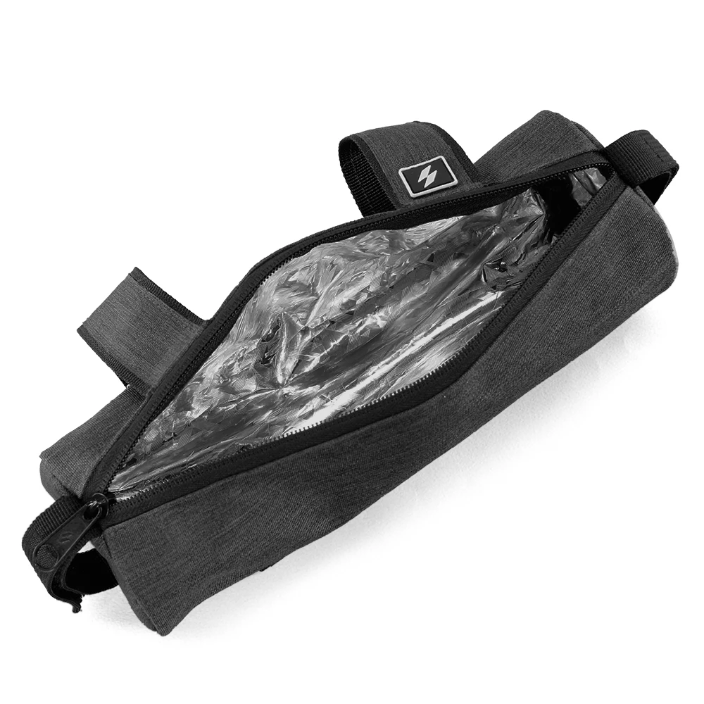 Mountain Bike Handlebar Bag Cycling Top Tube Bag Bike Bicycle Front Frame Strap-on Storage Bag Cycling Accessories