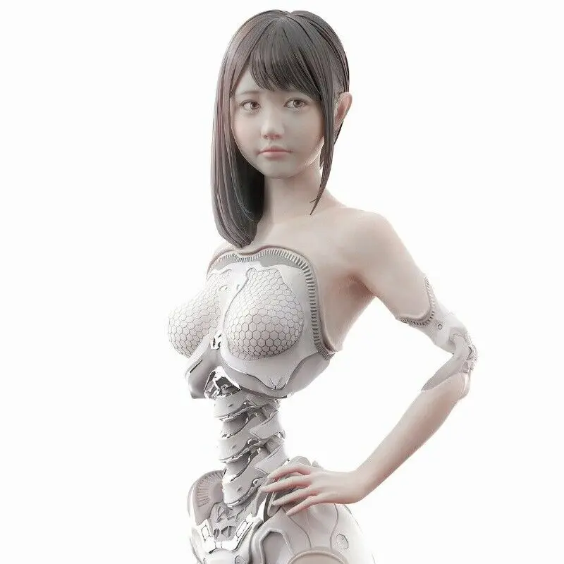 Модель WF2019 1/6 из смолы наборы моделей Женский робот Android тип 01 несобранный