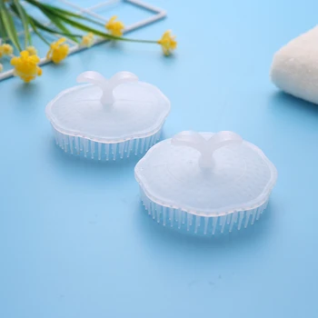 

2pcs Silicone Shampoo Scalp Shower Washing Hair Washing Hair Scalp Head Massager Silicone Bath Combs