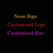 Неоновая вывеска на заказ, размер логотипа, неоновый светильник, рекламный светодиодный панельный светильник,, стежок, 24 дюйма