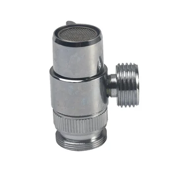 

Faucet Splitter Bathroom Home Adapter Kitchen Sink Copper Diverter Water Tap