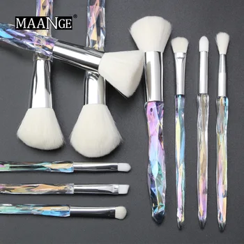 

Factory Direct Sales MAANGE Ma'ang New 10 Makeup Sets Brush Makeup Tools Foreign Trade Explosion Foundation Brush