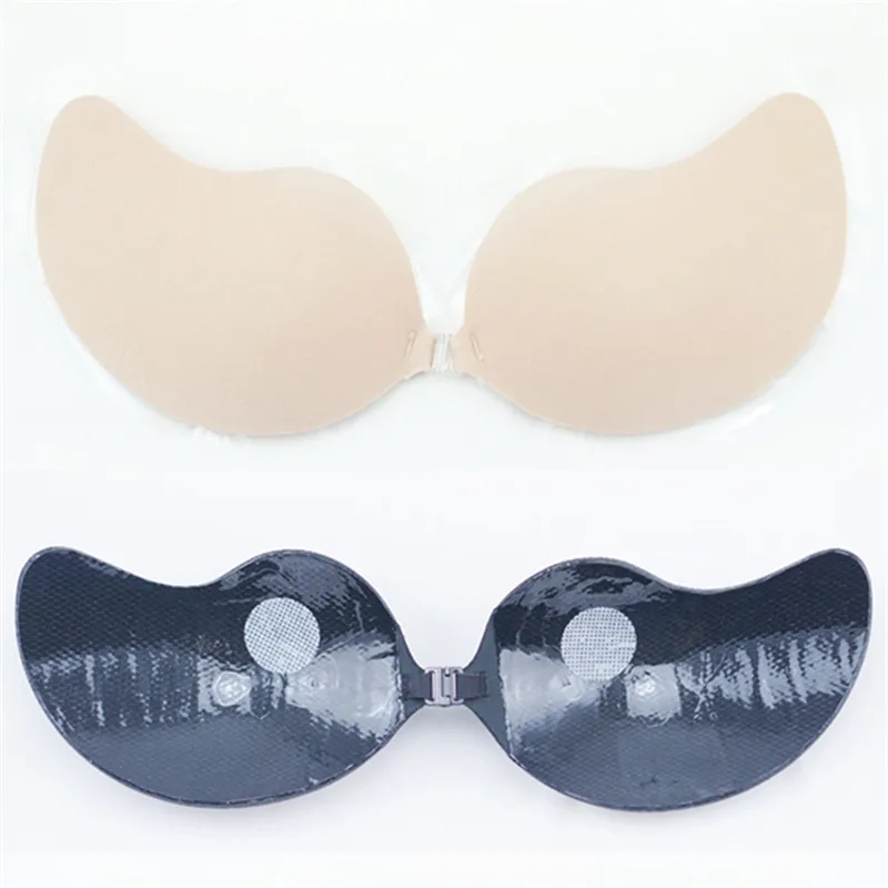 

Women's V Deep Breathable Sexy Silicone Bra Push Up Breast Sticker Invisible Paste Security Wedding Bras Underwear