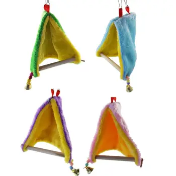 

Winter Warm Bird Nest Bed Hut House Perch for Parrot Parakeet Cage Swing Toy Bird Nest