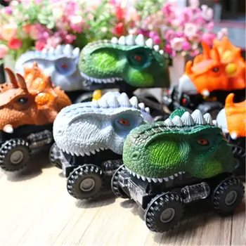 

Dinosaur Cars Dinosaur Vehicles Pull Back Cars with LED Light Dinosaur Sound Toys for Boys Toddlers Kids Gifts 72XC