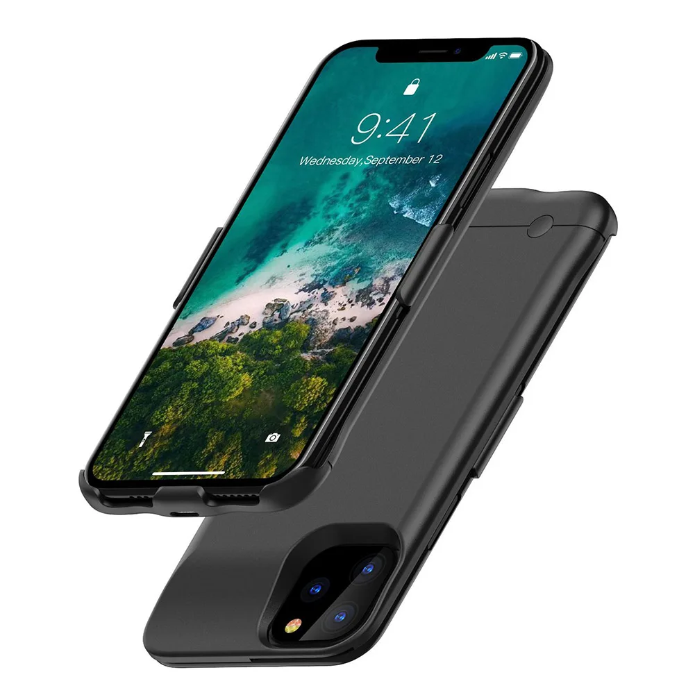 Для iPhone 11 Pro Аккумулятор max зарядное устройство чехол резервного питания пакет