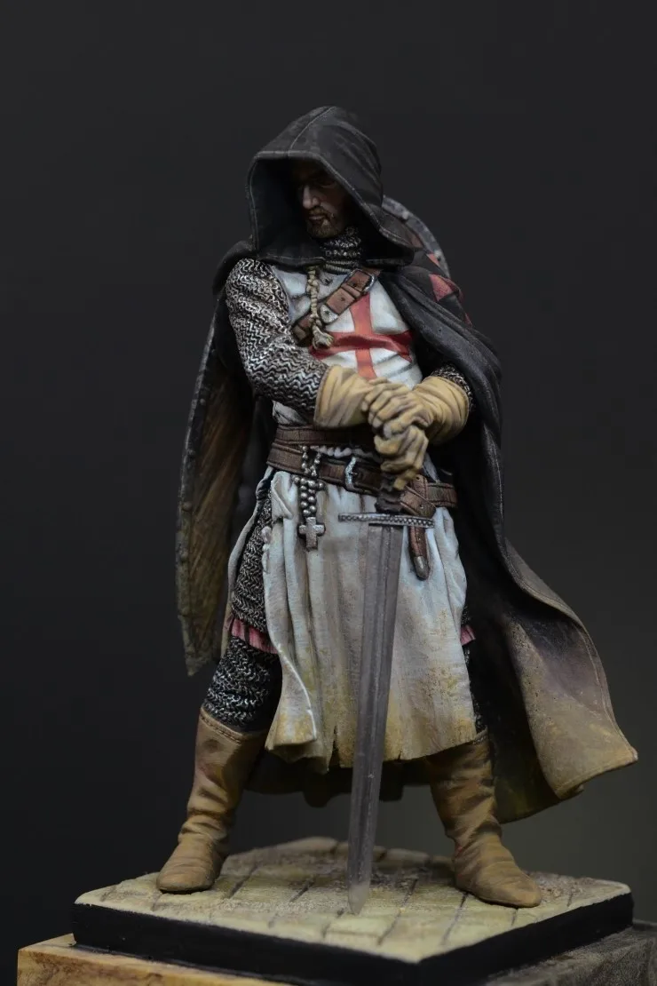 1/18 Смола Модель Строительный комплект Фигурка Воина