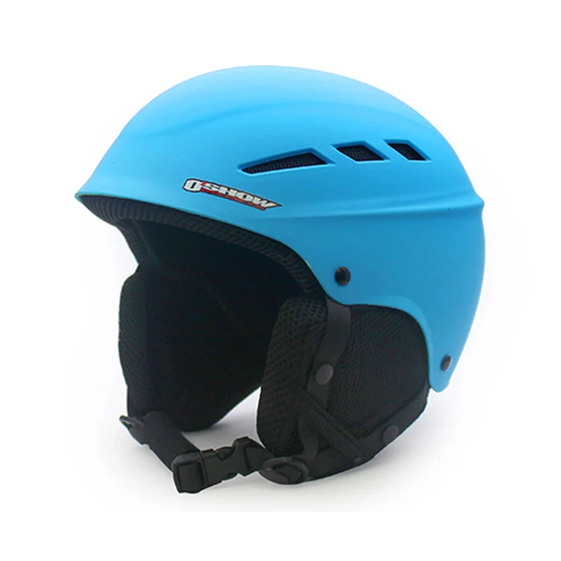 Профессиональный лыжный шлем ABS оболочка+ EPS наполнитель регулируемый размер родитель-ребенок безопасность Лыжный Шлем Лыжная Безопасность Оборудование - Цвет: Синий