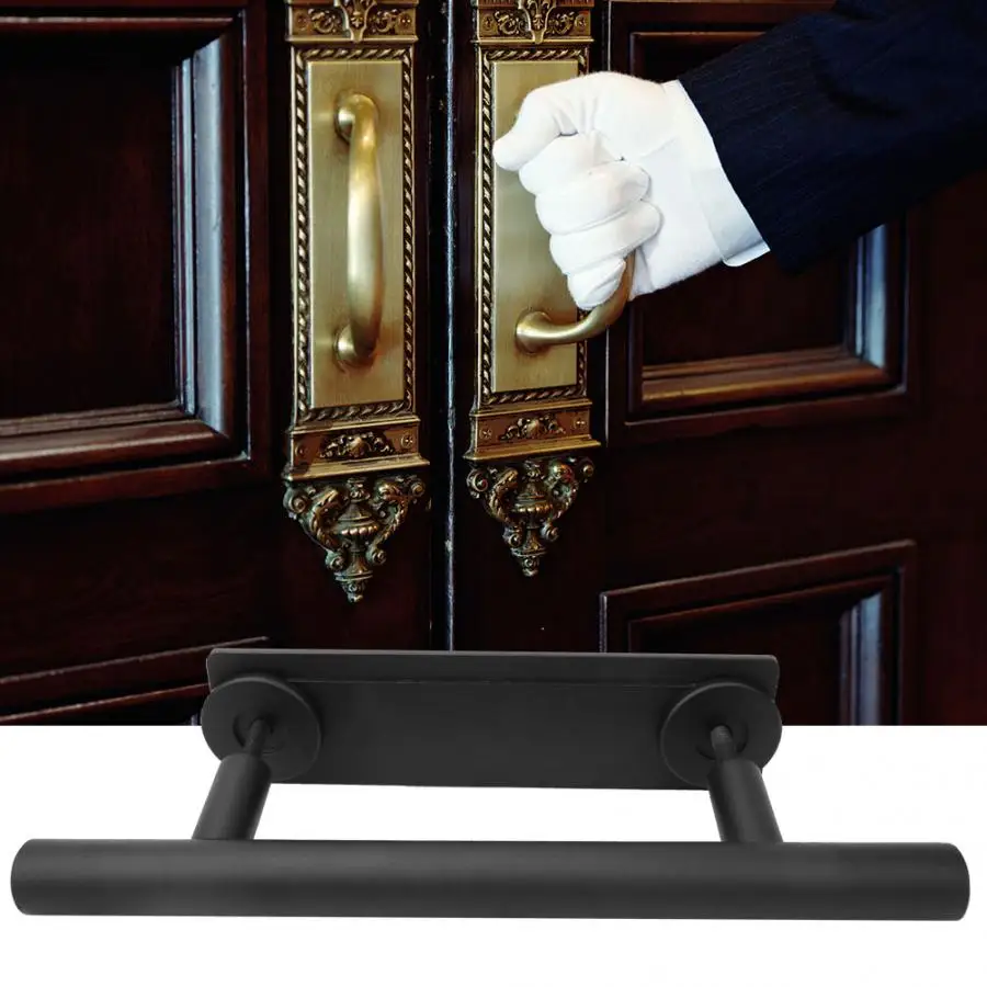 

Barn Door Pull Handle Two-Side Sliding Door Closet Shed Furniture Handle Black sliding door pull