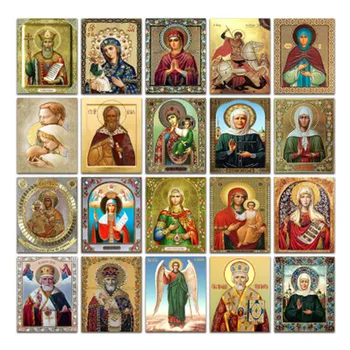 

Full 5D Diy Diamond Painting Religious figures Circular Drill Embroidery Cross Stitch Rhinestone Decoration Painting Gift