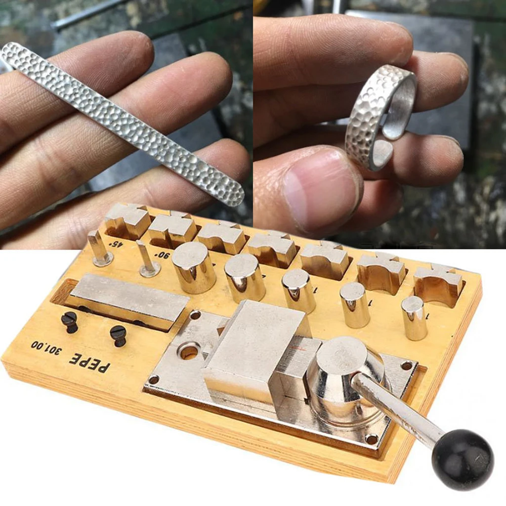 Ring Shank Bending Tool Metal Jewelry Ring Bender Maker Shaper Tool Manual Type