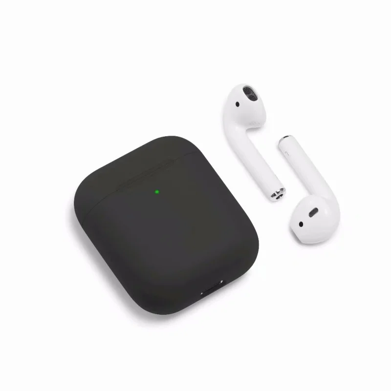 Тонкий силиконовый наушник чехол для Apple Airpods 2 чехол для AirPods Беспроводная зарядная коробка ультра тонкий для AirPods 2 защитный чехол