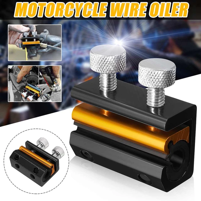 Motorcycle Aluminium Cable Lube Tool Cable Lubrication Wire Oiler Motorbike  Brake Line Cable Refueling - AliExpress