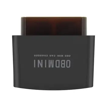 

12/24V OBD Mini Car USB Power Adapter Auto Vehicle 16Pin OBD Connector On-board Charger 2 Ports For Smart Phone