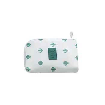 

Lightweight Polyester Zipper Travel Cable Pouch Shockproof Multi Purpose Travel Charge Pal Date Cable Organizers