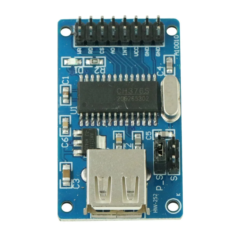 1 шт. CH376S USB модуль U диск/SD кардридер модуль USB хост модуль Плата