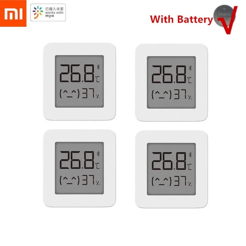 In Stock XIAOMI Mijia Bluetooth-compatible Thermometer 2 Wireless Smart Electric Digital Hygrometer Work with Mi APP | Электроника