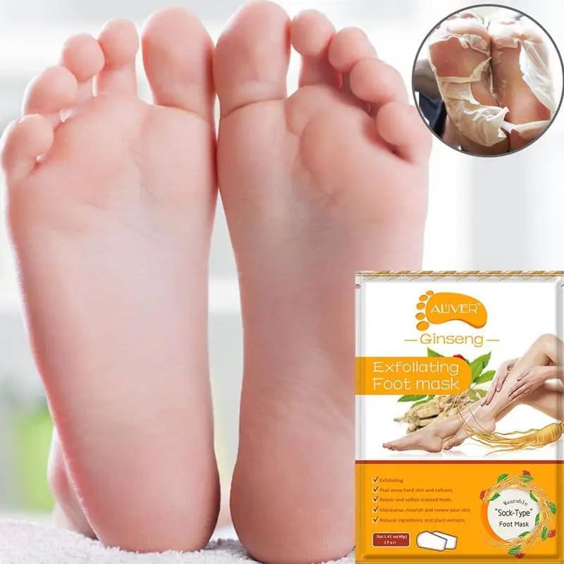 8 Types Exfoliating Foot Mask Foot Film Socks Pedicure Socks Health Skin Care Foot to Dead Skin Foot Cover film