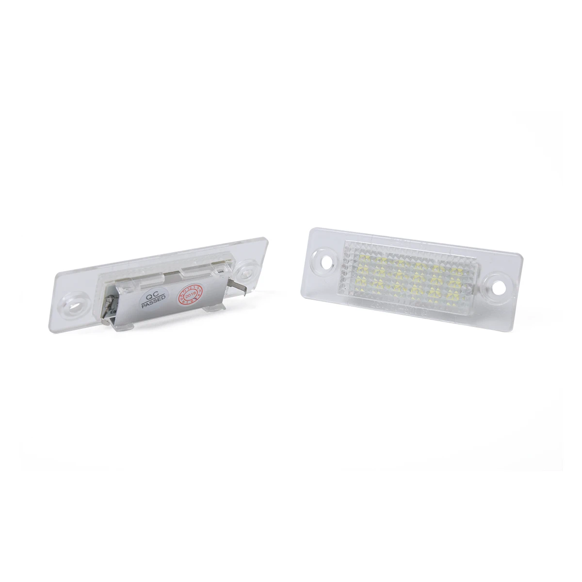 New 1 Pair 2x LED License Plate Lights For Volkswagen VW JETTA TOURAN PLUS VW CADDY NEW Car Light - Emitting Color: White