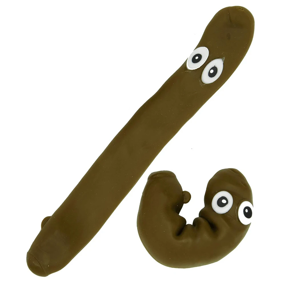 Креативный растягивающийся банан Poo снятие стресса игрушка трюк пародия Prop