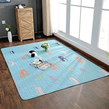 Коврик для ползания с героями мультфильмов, детский игровой коврик для забор, коврик для спальни, ковер для шатра, мультяшный мат «татами», Противоскользящий коврик для пола