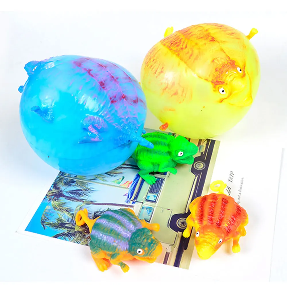 1 шт. детский игрушечный шар в форме животных надувной динозавр тревога снятие стресса мультфильм TPR шар Сжимаемый шар для подарков
