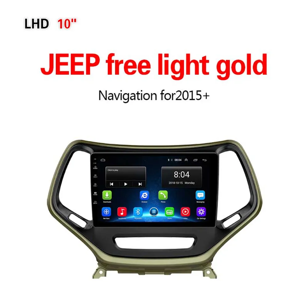 Lionet gps навигация для автомобиля JEEP free light gold+ 10,1 дюймов LJ1003Y