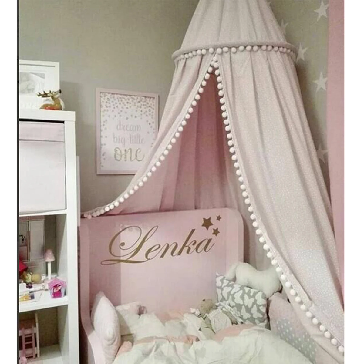 baby cotton bed with net