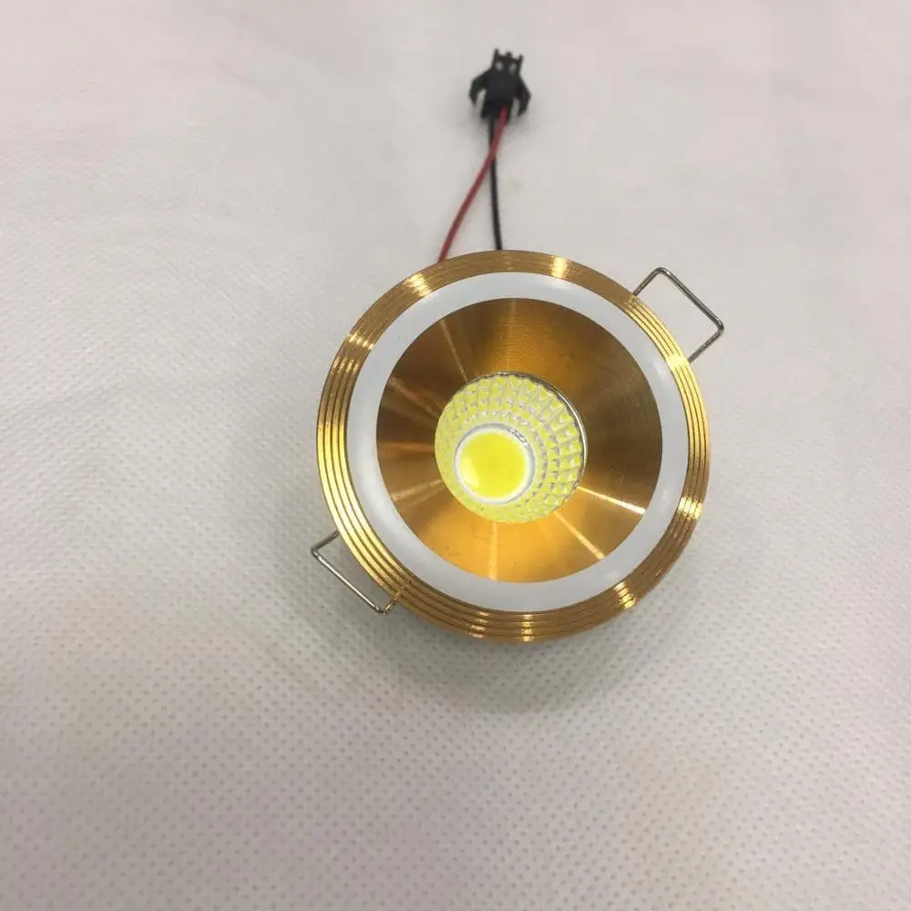 Бросился настоящий Luces Led Мини точечный цвет для потолочных светильников круглая модель 10 шт./лот 3 Вт Led spot Lightsr стекло спереди хороший эффект