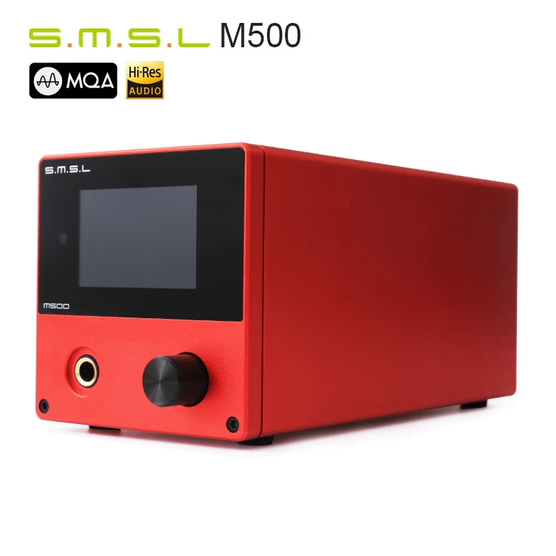 

SMSL M500 ES9038PRO USB DSD DOP DAC Support MQA Headphone Amplifier With Remote Control