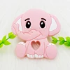 1pcs Silicone Teethers  Baby Teething Necklace Toy Elephant Food Grade Silicone Cartoon Nursing Tiny Rod 4