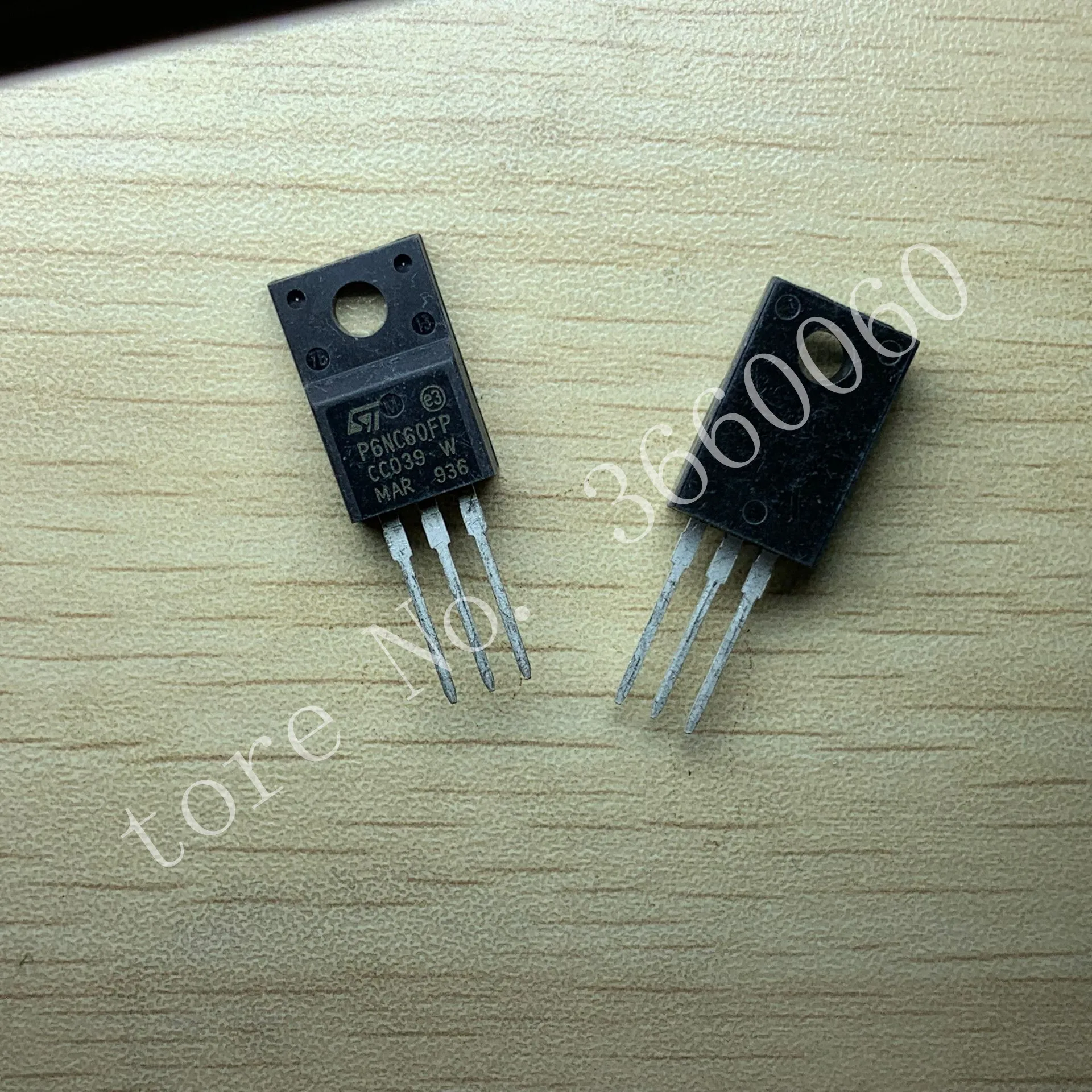 

5pcs/lot P6NC60FP STP6NC60FP TO-220F 600V 6A