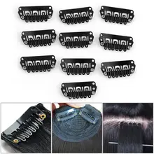 10/20/50 pçs feminino beleza u forma acessórios ferro extensões de cabelo ferramenta perucas clipes snap metal pino hairpins