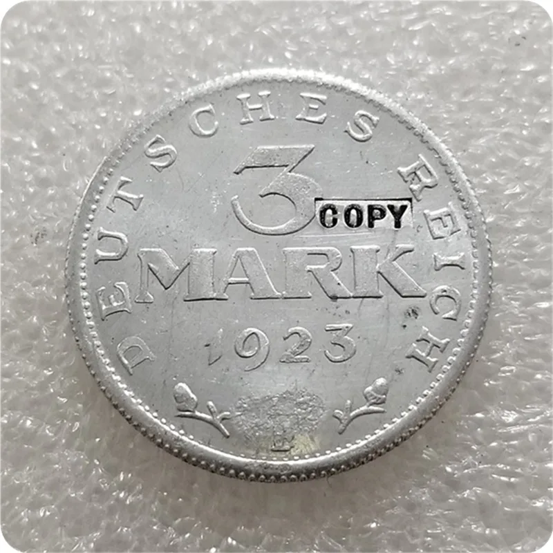 1922-1923 (алюминий) Германия 3 знака КОПИЯ монета | Дом и сад