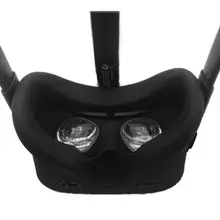 Мягкая силиконовая маска для глаз против пота, чехол для Oculus Quest VR, очки унисекс, светильник против утечки, блокирующий покрытие для глаз