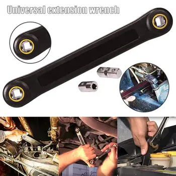 

Universal Wrench Multi-Function Extension Wrench Telescopic Wrench Tool For Limited Fasteners Universal Wrench