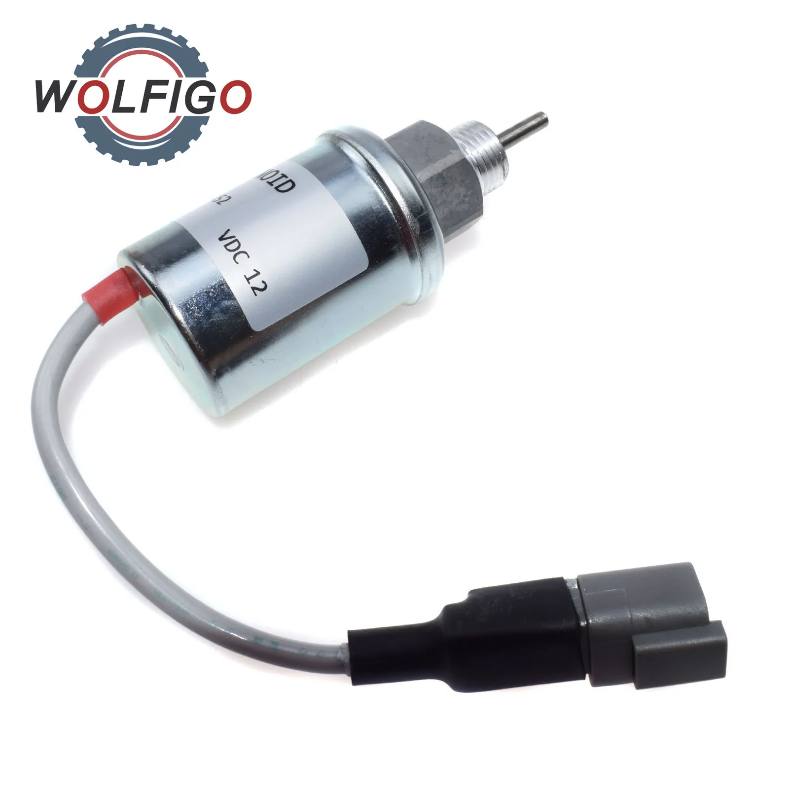 

WOLFIGO 12V Fuel Shut Off Solenoid For Perkins 402D 403D 404D 404C 403C U85206452 185206452 U85206520 35107U 185206192