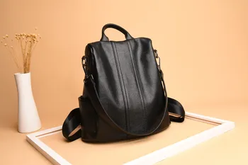 

2020 Summer New Style Backpack Cowhide Full-grain Leather Cowhide