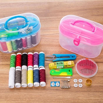 

10pcs/set Portable Sewing Needles Tools Set Quilting Thread Stitching Embroidery Craft Sewing Kits with Storage Case