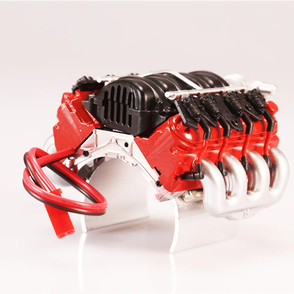 

RBR/C coloured V8 hood radiator motor fan universal trx4 simulation engine Colvett LS3