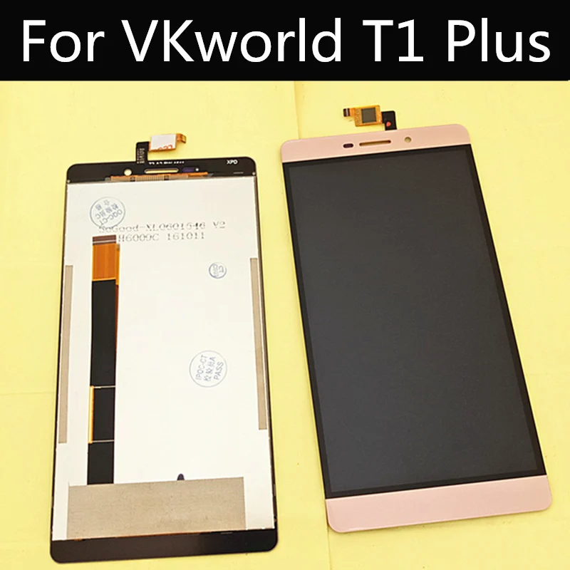 Оригинальный ЖК-дисплей для VKworld T1 Plus сменный с сенсорным экраном в сборе