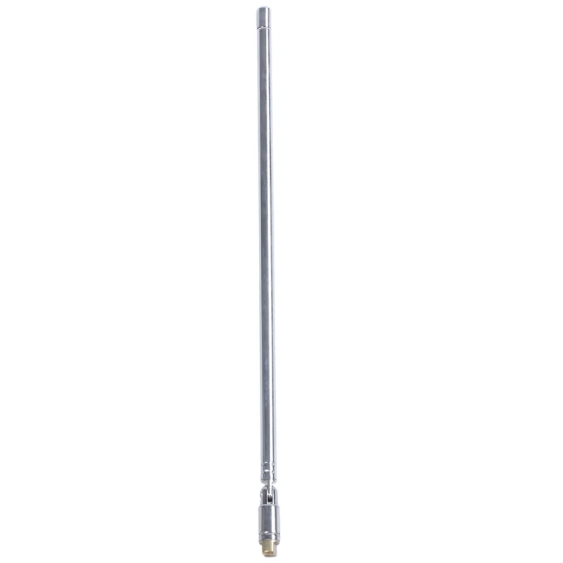 New 22 cm DAB radio, 100 centimeters of television 6 part telescopic antenna aerial silver