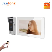 Visiophone intelligent tuya 1080P, interphone vidéo, wi fi, AHD 720P, FHD 1080P, écran tactile complet