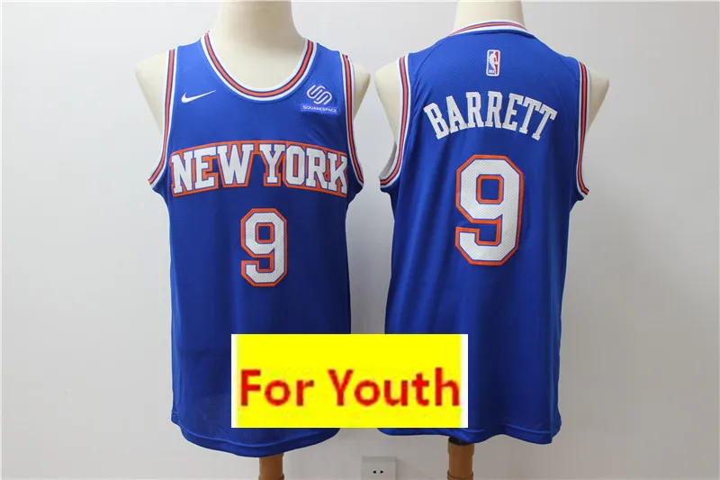 Молодежный бейсбол Нью-Йорк#9 R.J. Barrett Kids Майки
