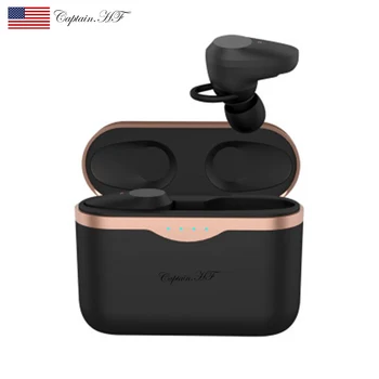 

US Captain Wireless Earbuds Smart AI Noise Reduction Technology TWS Headphones 40H Playtime IPX7 Waterproof Bluetooth 5.0