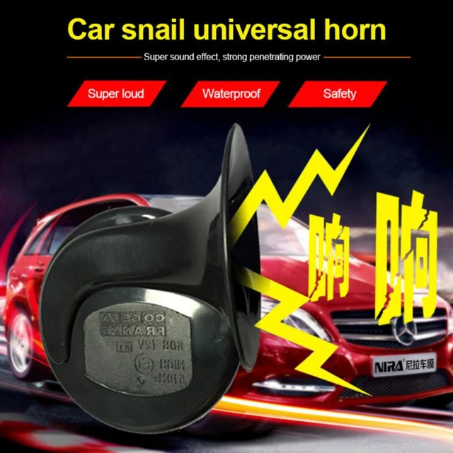 300db Super Loud Train Horn 12V Waterproof Snail Air Horn Car Speaker Sound  Signal Truck Boat Motorcycles Automotive Loudspeaker - AliExpress